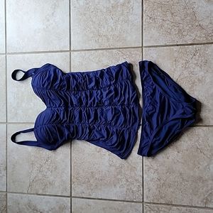 DKNY Navy Blue Bikini Set